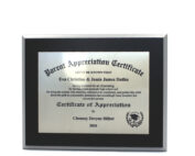 Parent Appreciation Plaque