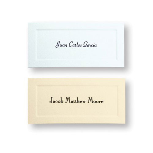 50 Regular Name Cards