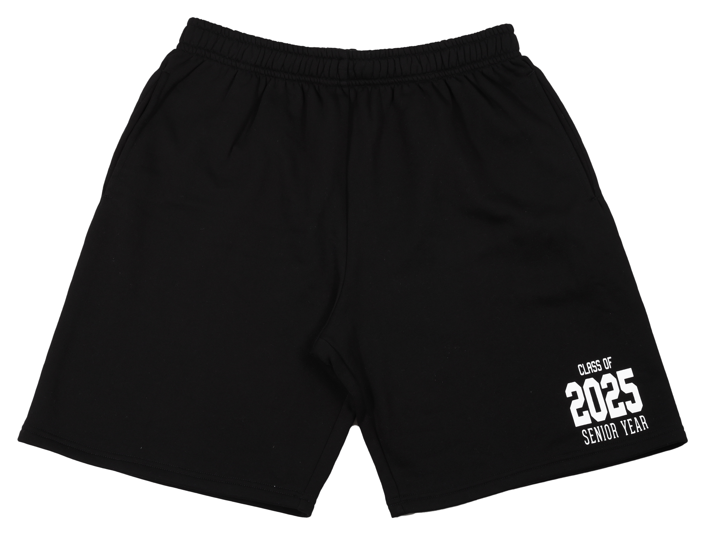 Fleece Black-Shorts