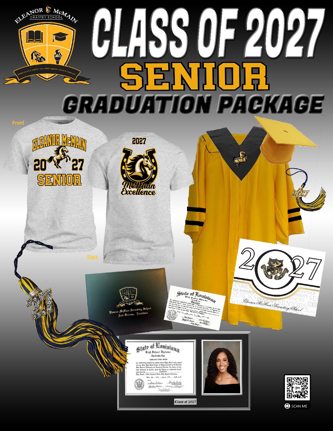 Eleanor McMain Senior Graduation Package