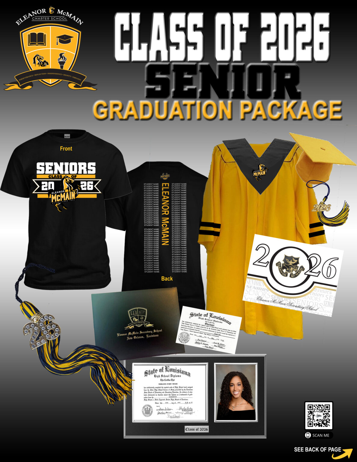 Eleanor McMain Senior Graduation Package - Balfour New Orleans