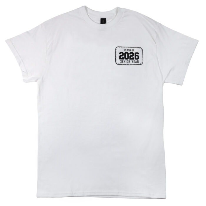 10 Back Logo Tee White