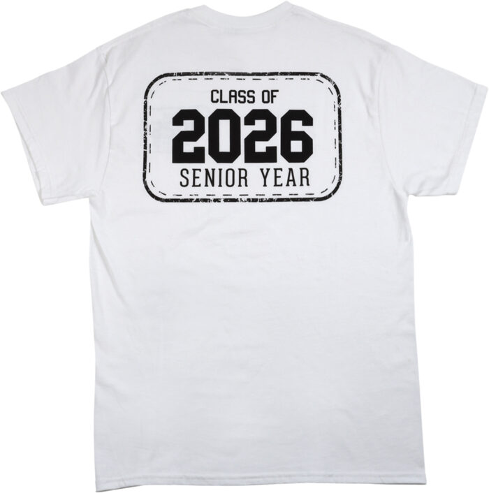 10 Back Logo Tee White(back)