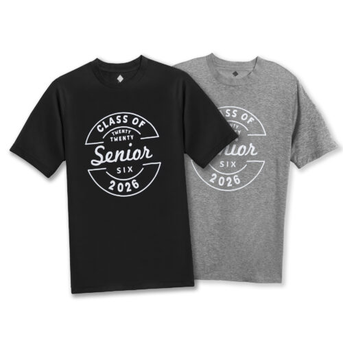 14 Class Of 2026 Senior Tee Gray Black