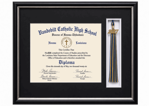 2027 Executive Diploma Frame Catholic