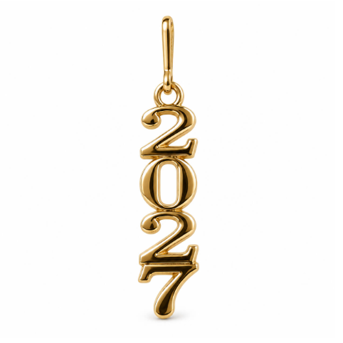 2027 Zipper Pull Gold