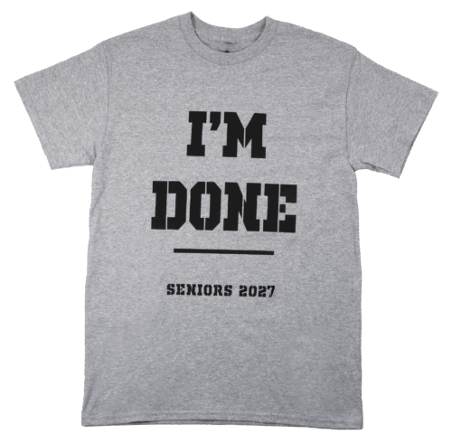 Grey Im Done Tee 2027