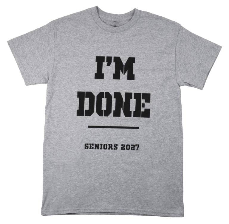 Grey Im Done Tee 2027